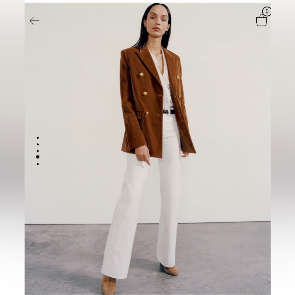 NWT $345 Nili Lotan CREAM CELIA JEAN: Size 27